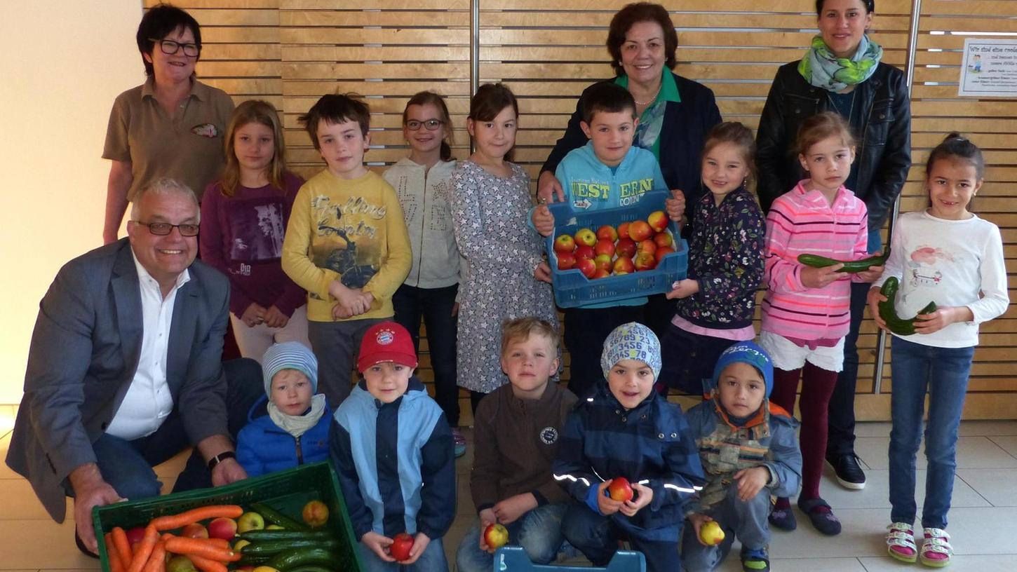 Kostenloses Obst und Gemüse für Berngauer Kinder
