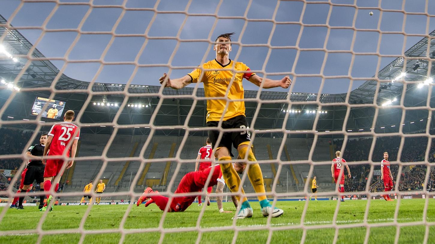 VfB und Union patzen - Kutschke schießt Dresden zum Sieg