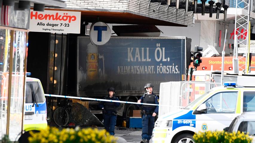 Stockholm unter Schock: Tote nach mutmaßlichem Lkw-Anschlag 
