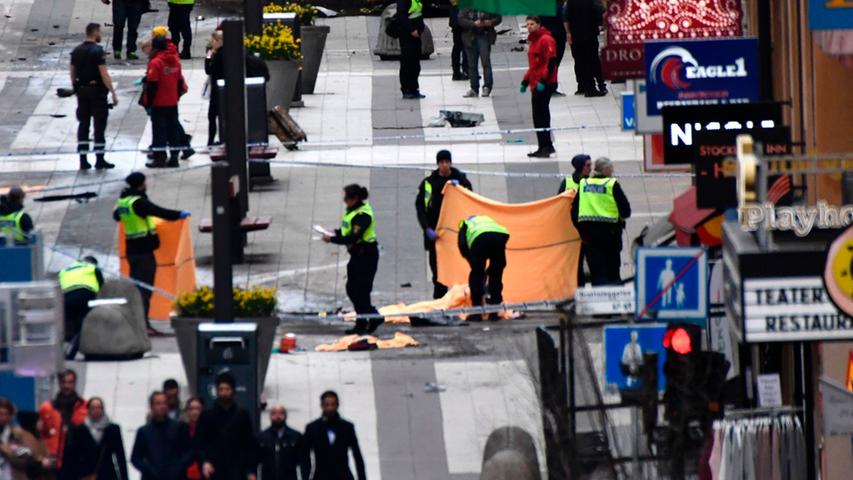 Stockholm unter Schock: Tote nach mutmaßlichem Lkw-Anschlag 