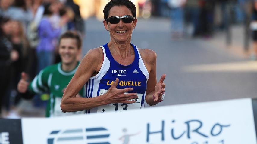 Die Allersbergerin Christine Ramsauer hat den HiRo Run schon mehrmals gewonnen, diesmal wird sie Zweite.