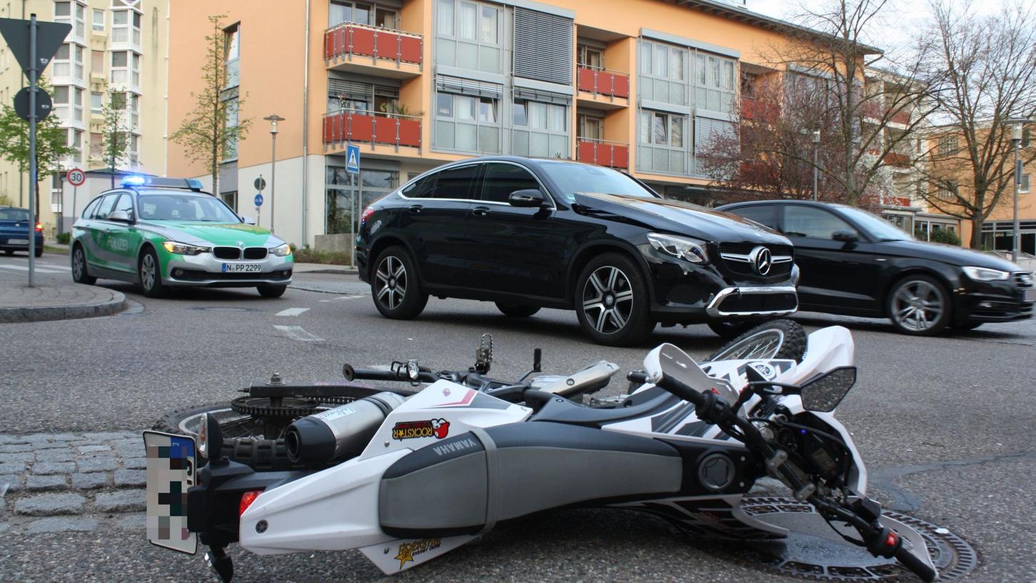 Gunzenhausen: Unfall mit Motorradfahrer