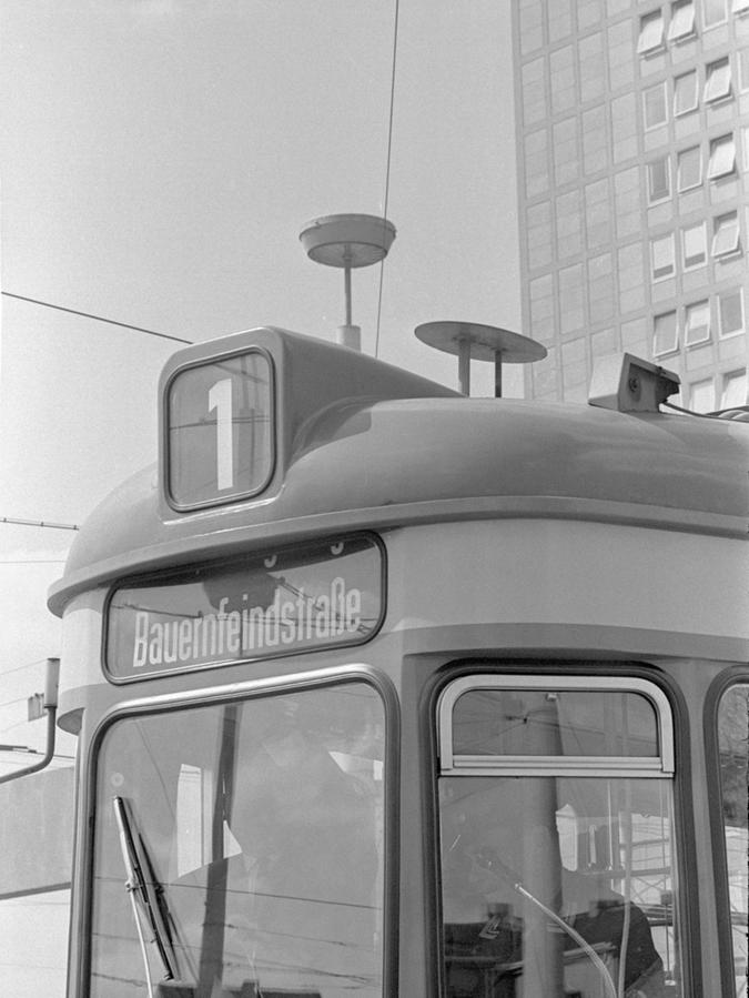 13. April 1967: Straßenbahn mit Funk