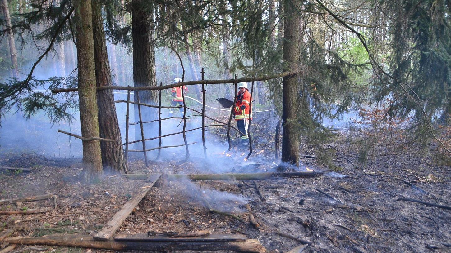 Allersberg: Feuerwehr hatte Waldbrand schnell im Griff