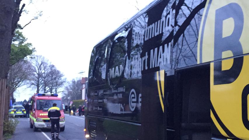 Explosion an BVB-Bus: Drei Sprengsätze verletzen Spieler 