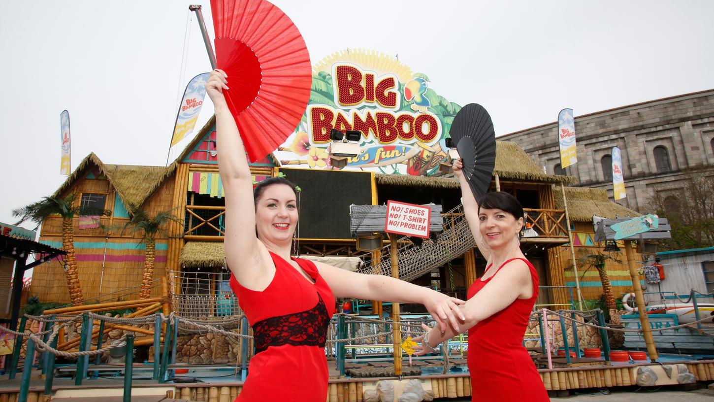 Bei "Big Bamboo" sind die Besucher auch gefordert – sie müssen zum Beispiel Limbo tanzen.