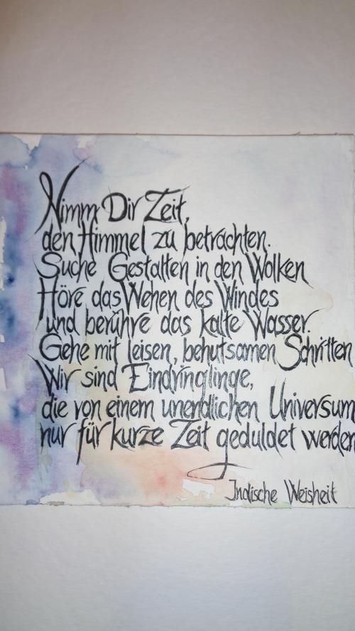 Elfriede Keßler aus Büchenbach hat Stift, Feder und Papier zur Hand genommen, wie sie schreibt, und uns etwas geschickt.