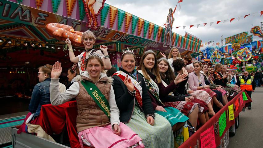 Parade und Festbier: Der Auftakt des Frühlings-Volksfests