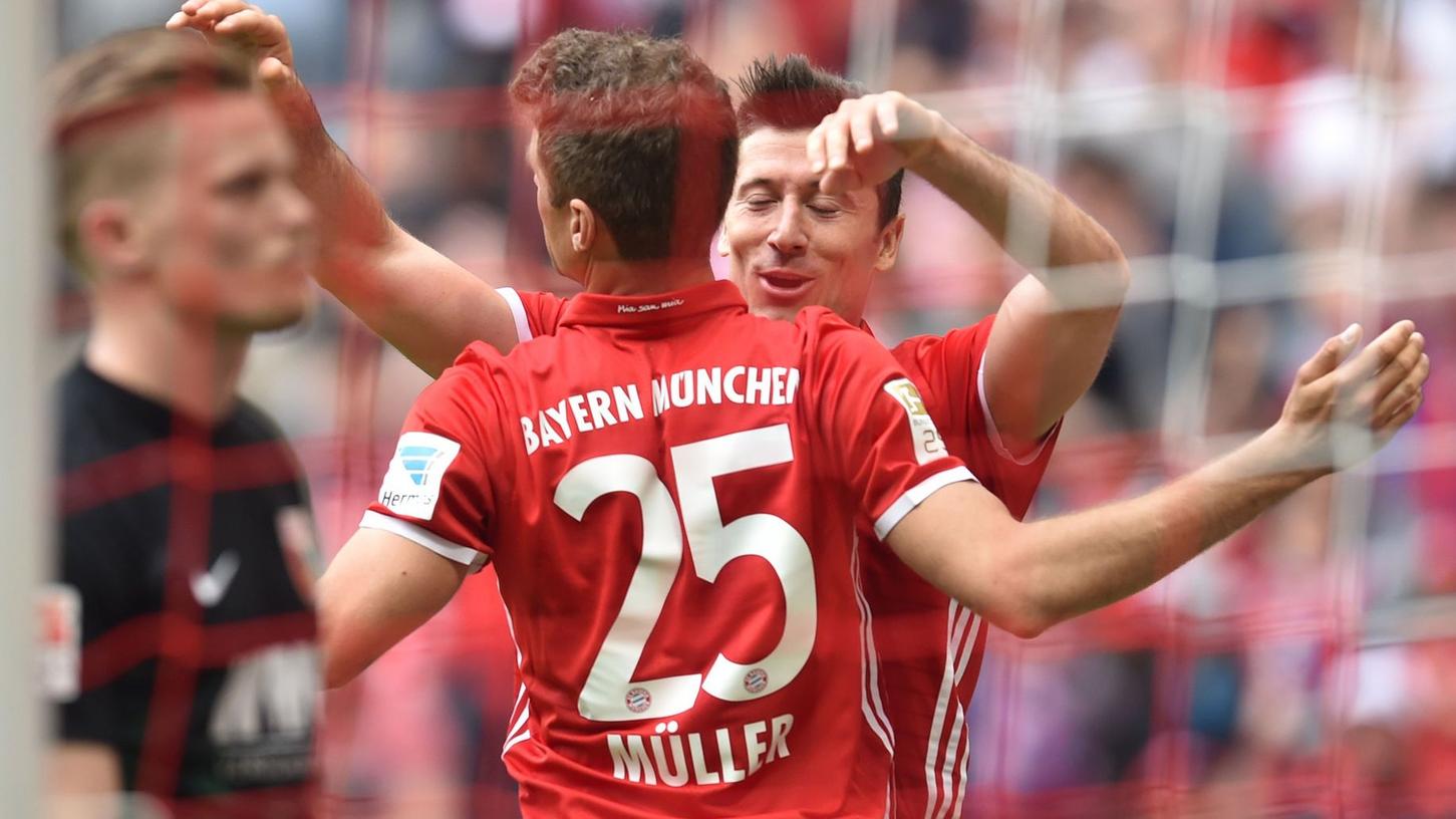 Im Hinspiel stürmte noch Thomas Müller für den FC Bayern München - bei der entscheidenden Partie in Madrid soll Top-Torjäger Robert Lewandowski wieder für Unruhe im Real-Strafraum sorgen.