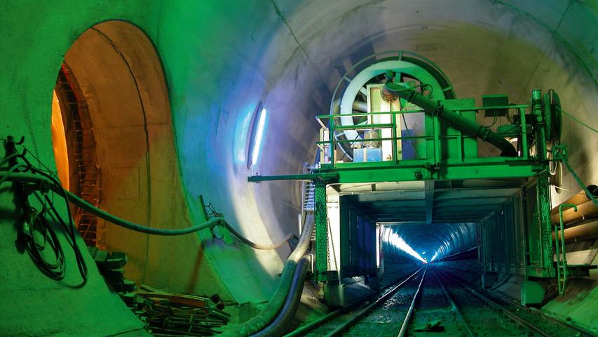 Auch im neuen Gotthard-Tunnel liegen die mittelfränkischen Kabel.