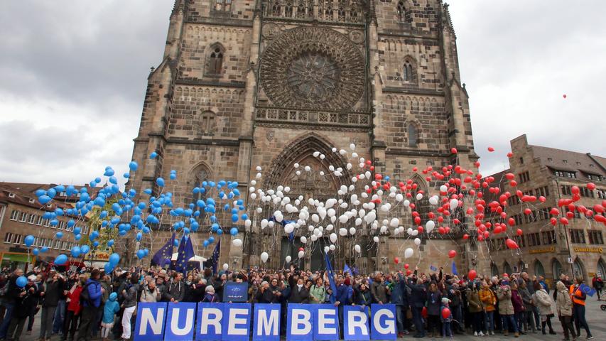 "Nuremberg aime la France": Nürnberger fühlen den "Pulse of Europe"