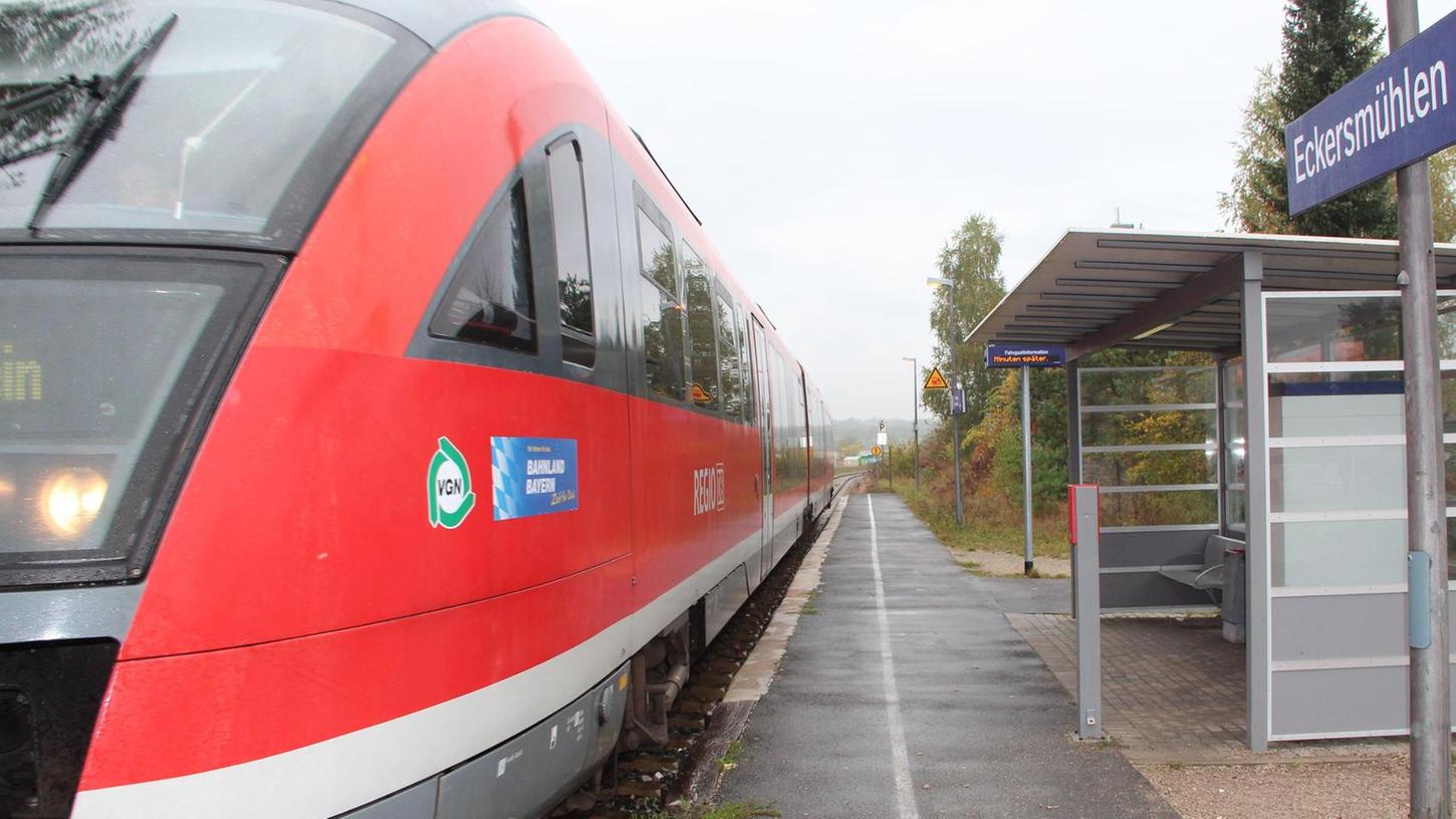 Hilpoltsteiner werben in Roth für die S-Bahn
