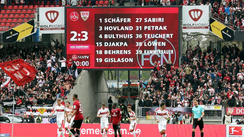 Ultras solidarisieren sich, Club verliert: Das Stuttgart-Spiel in Bildern