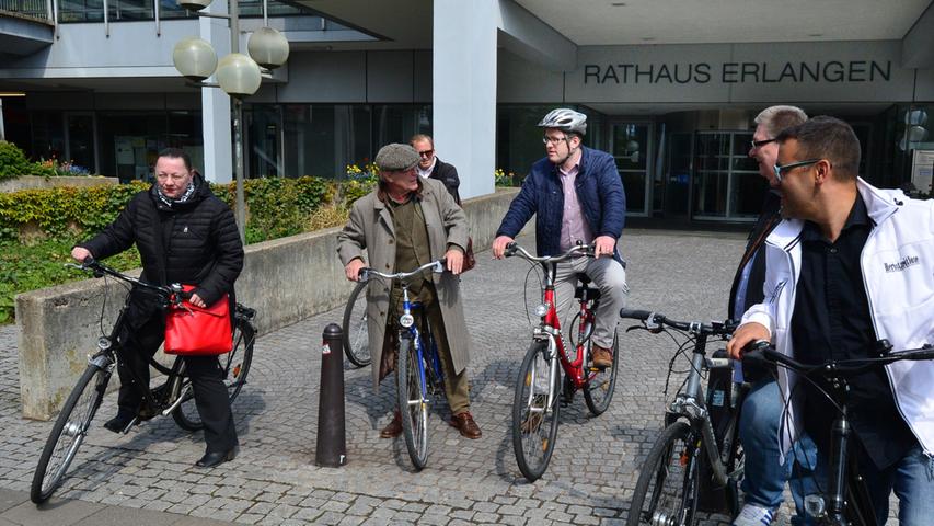 Mit dem Rad durch Erlangen: Janik lädt zur Tour