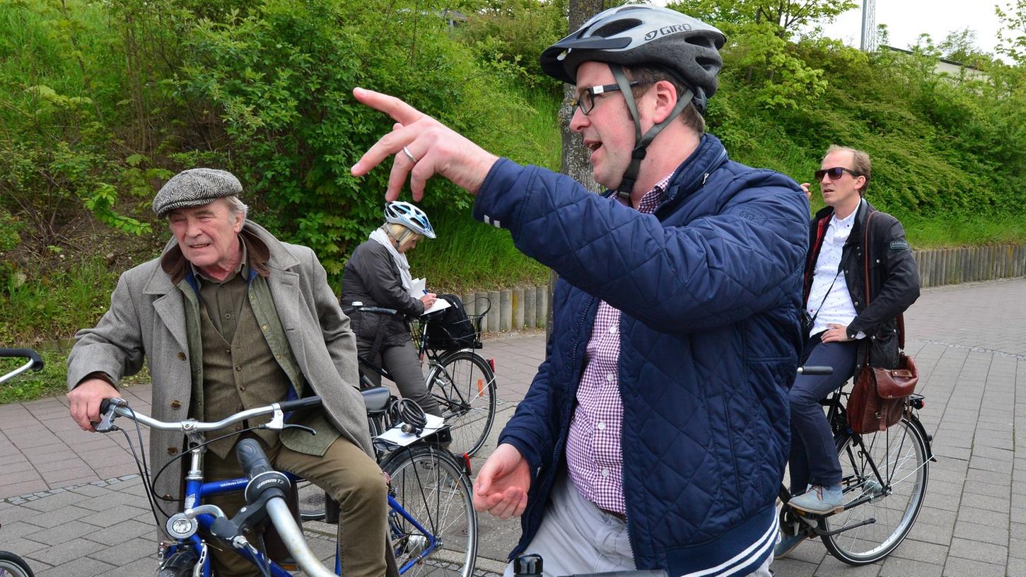 Erlangen: Radtour mit Oberbürgermeister Janik