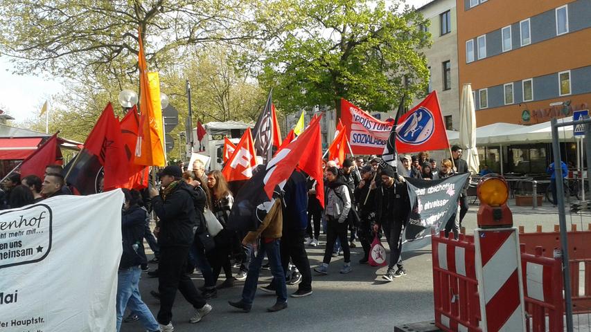 Fürth demonstriert: Der 1. Mai in der Kleeblattstadt