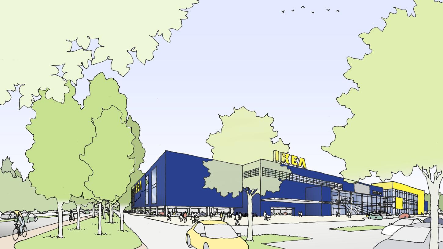 Ikea in Nürnberg: Bund Naturschutz schaltet sich ein Ikea in Nürnberg: Bund Naturschutz schaltet sich ein