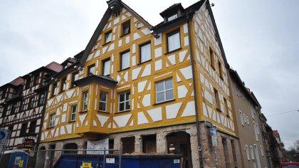 Bunter Blickfang am Marktplatz