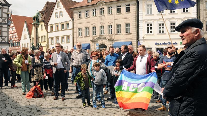 "Pulse Of Europe": EU-Befürworter demonstrieren in Forchheim