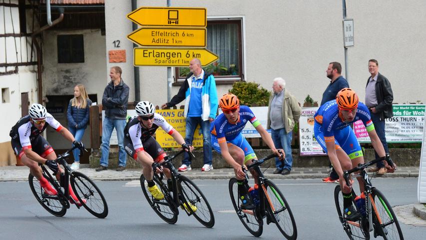 450 Radler bei Straßenradmeisterschaft in Baiersdorf