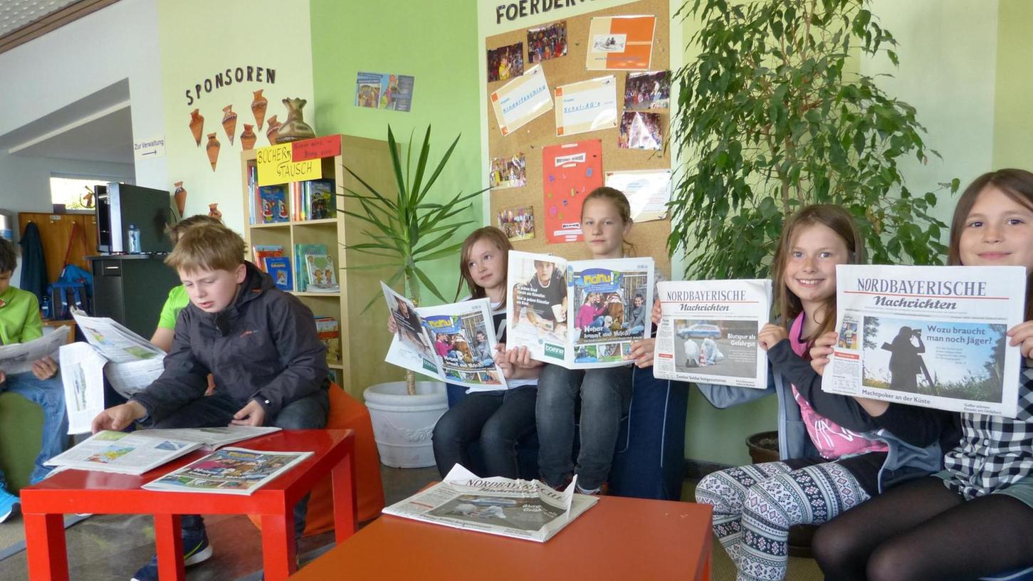 Gräfenberg: Grundschüler schmökern in Buch und Zeitung