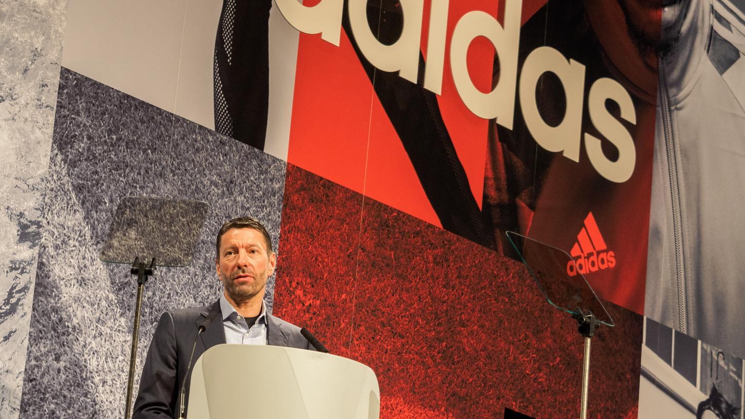 Der Vorstandsvorsitzende der Adidas AG, Kasper Rorsted, erläutert auf der Jahreshauptversammlung seine Pläne für die Zukunft.