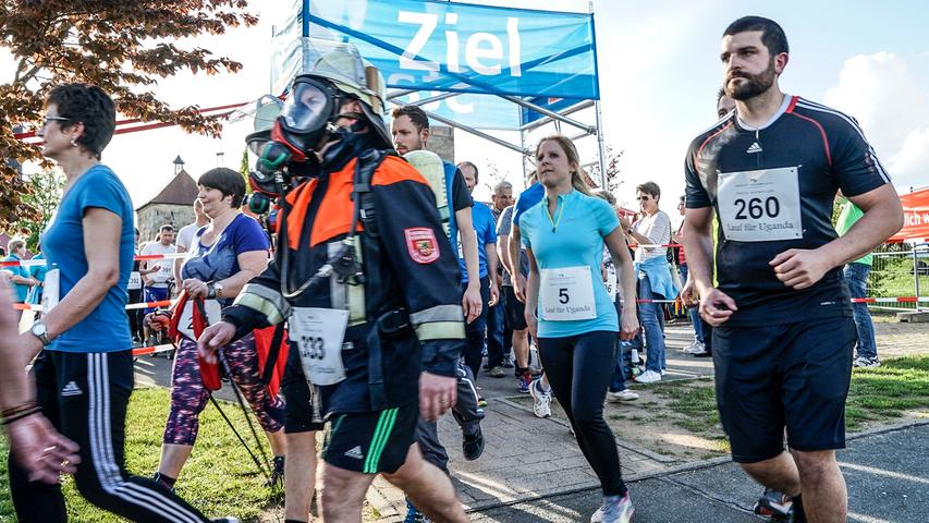 Schwitzen für einen guten Zweck: Der erste 