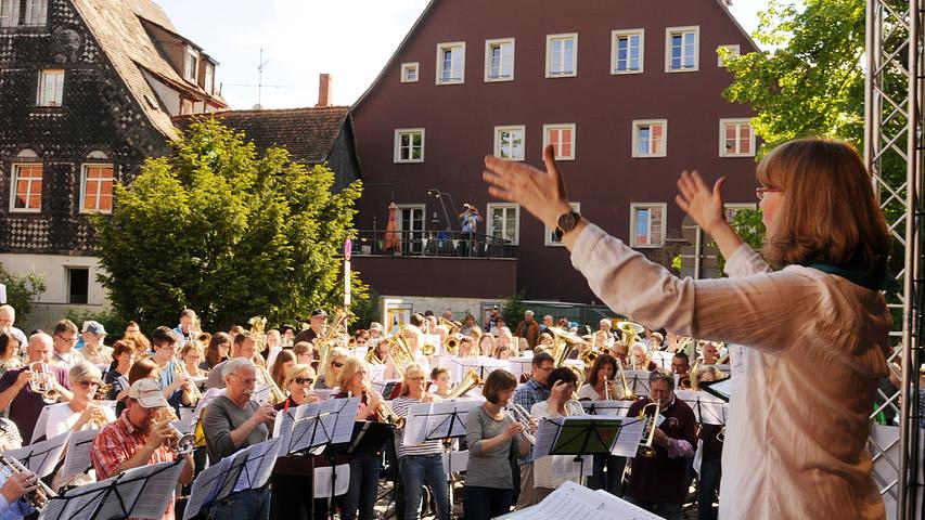 Gospelchor, Trommler und Bläser: Die Musikmeile in Fürth
