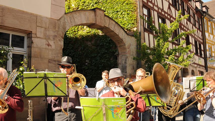 Gospelchor, Trommler und Bläser: Die Musikmeile in Fürth
