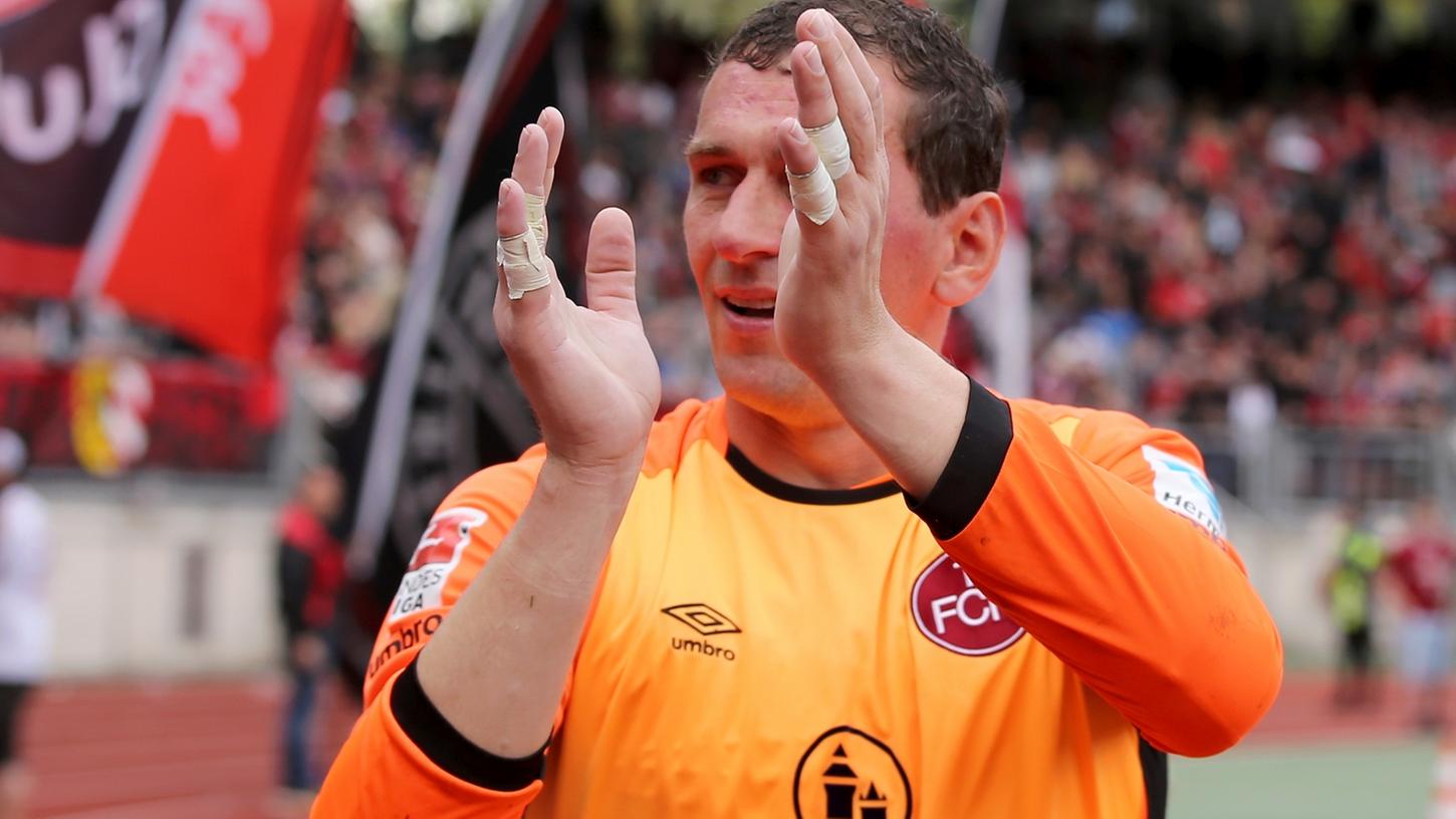 Stand heute das letzte Mal im Nürnberger Stadion zwischen den Pfosten: Club-Keeper Raphael Schäfer.