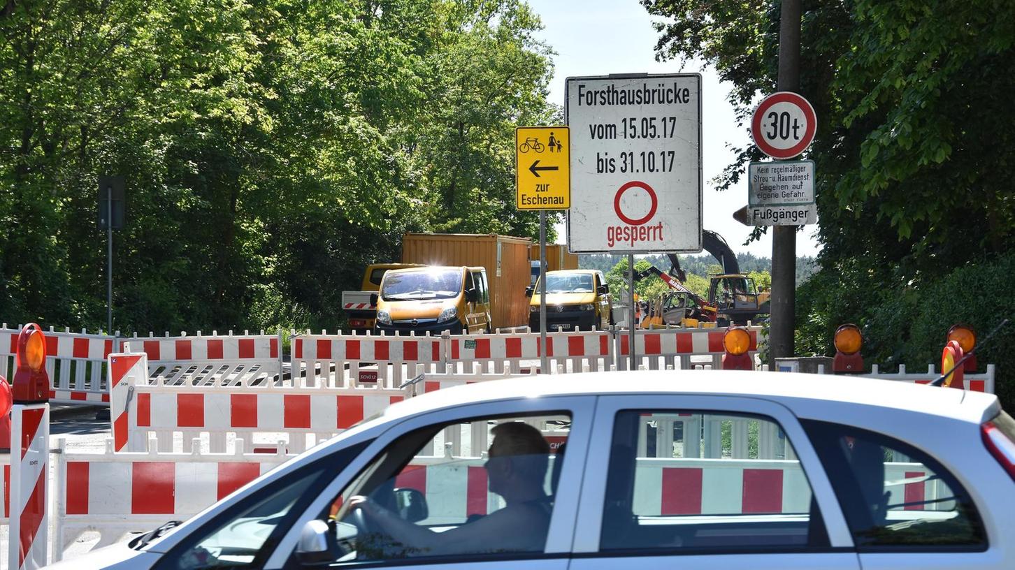 Fürth: Forsthausbrücke ist monatelang gesperrt