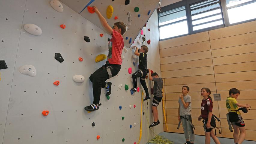 Ebermannstadt: Ab sofort Klettern im Sportunterricht