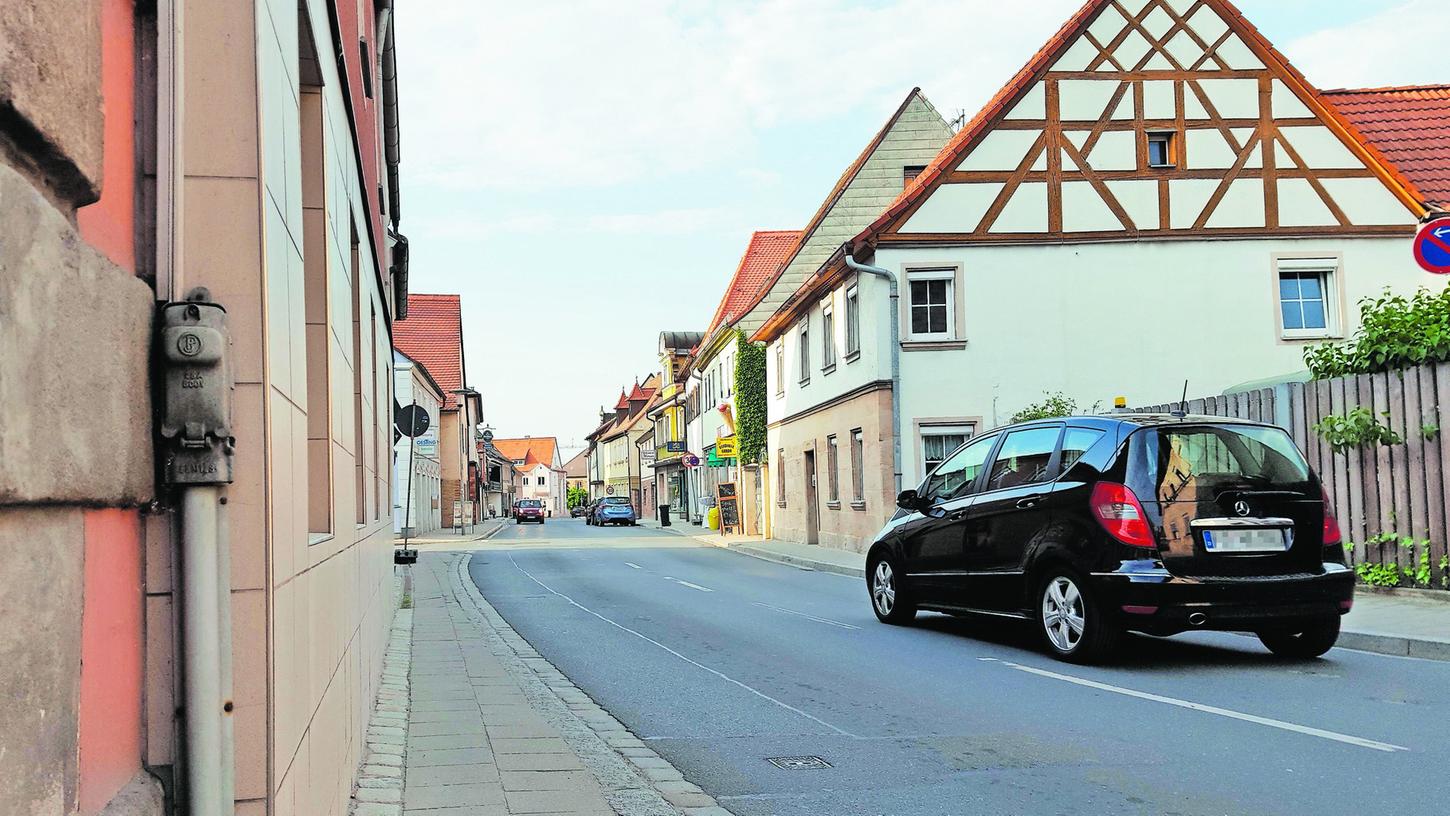 Die Hauptstraße in Baiersdorf wird 2018 unpassierbar