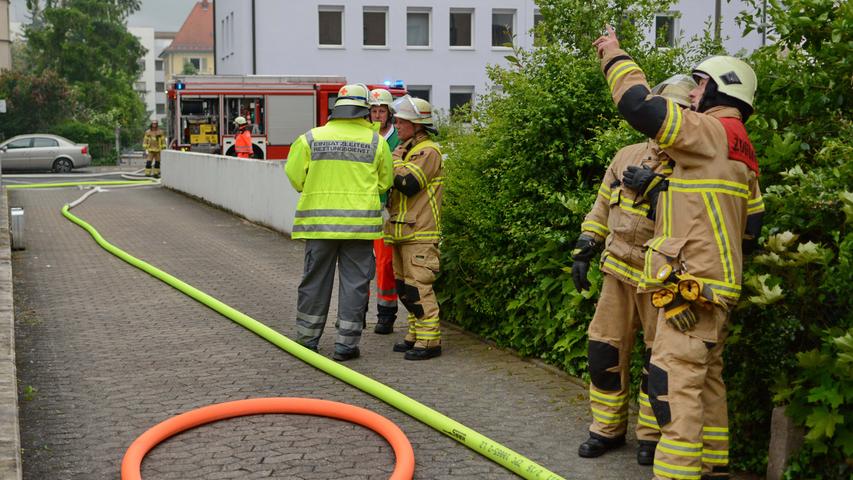 Starke Rauchentwicklung bei Brand in Fürther Südstadt