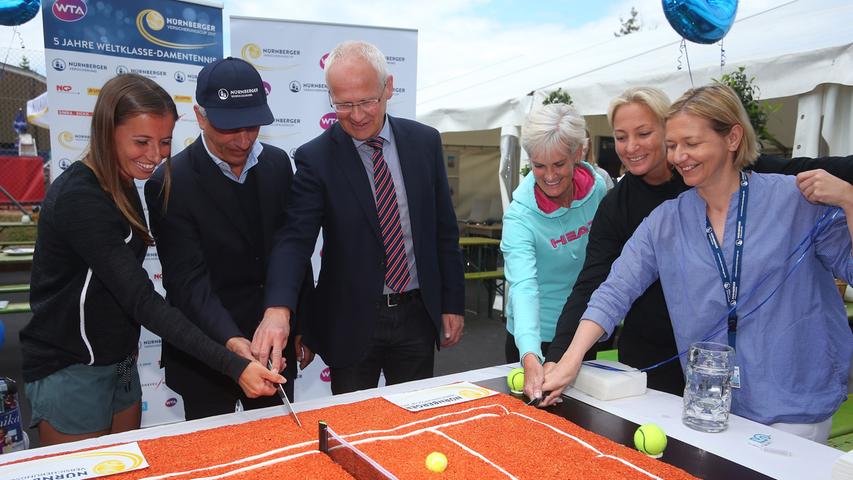 Großes Tennis: Mutti Murray beim Nürnberger Versicherungscup