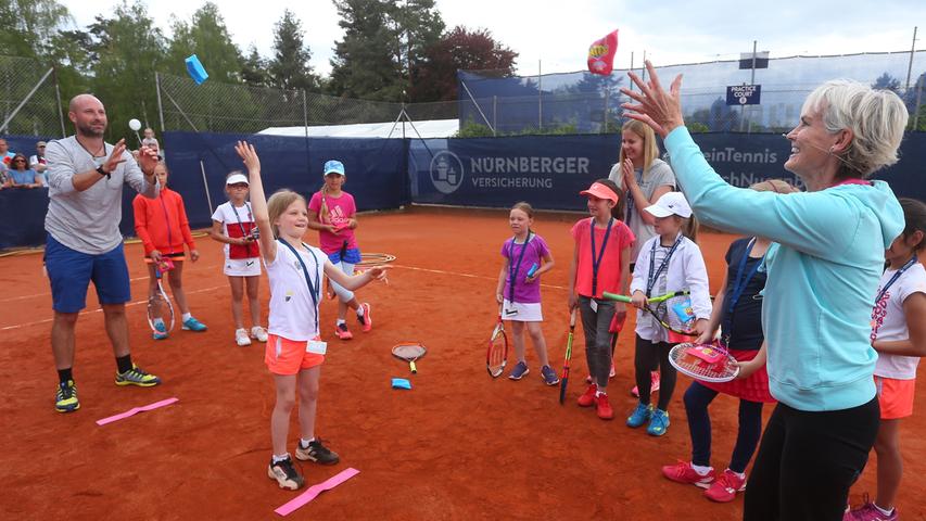 Großes Tennis: Mutti Murray beim Nürnberger Versicherungscup