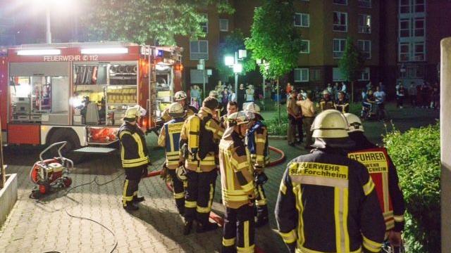 Brand in Küche: Feuerwehr-Großeinsatz in Forchheim