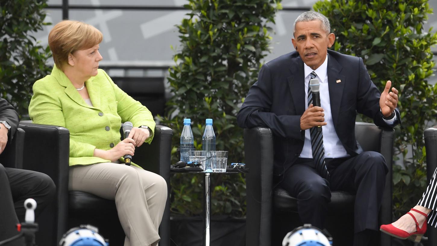 Obama und Merkel sprechen beim Kirchentag über Demokratie