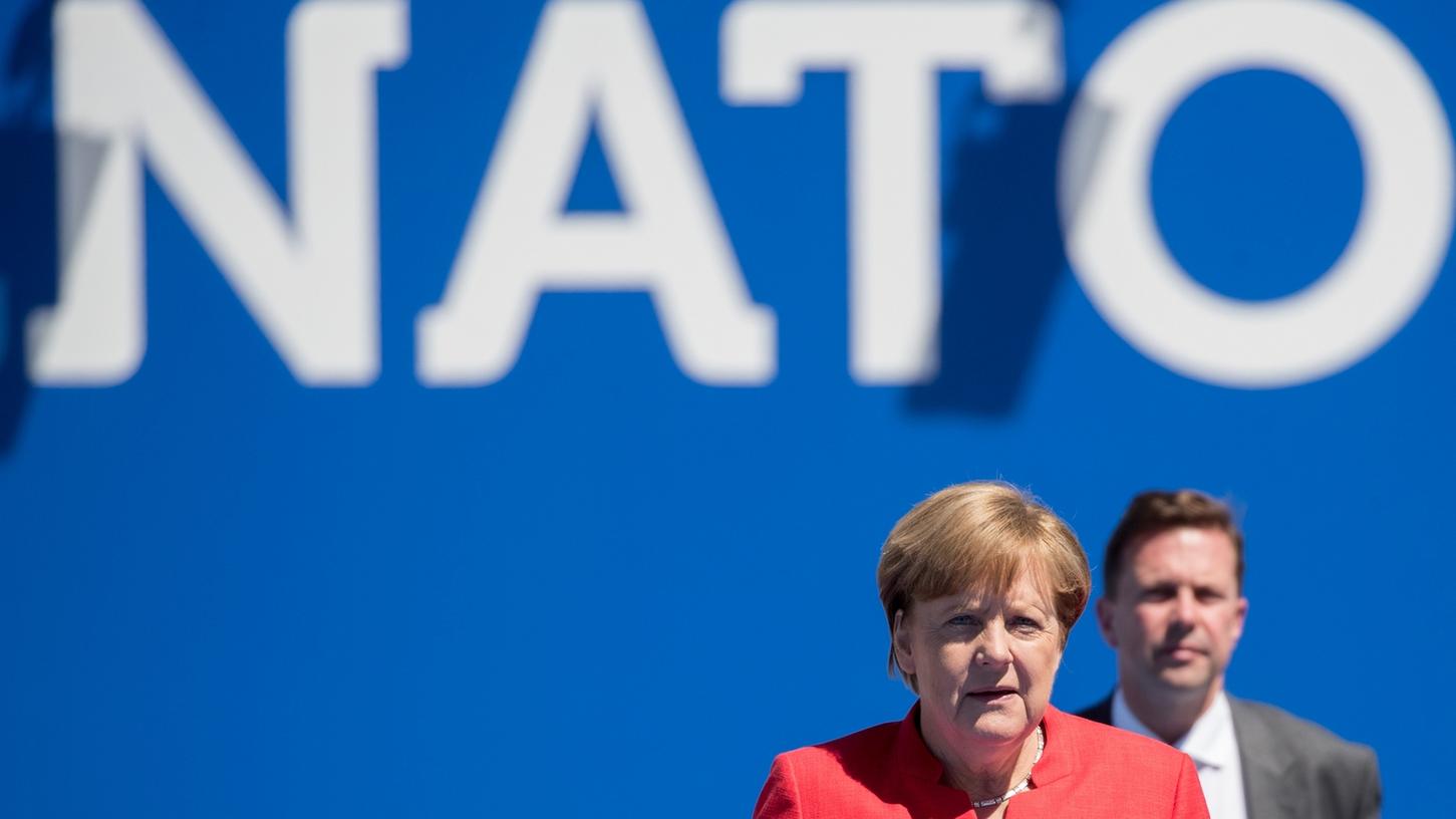 Bundeskanzlerin Angela Merkel hat dem türkischen Präsidenten Erdogan auf dem Nato-Gipfel in Brüssel offen mit dem Abzug der Bundeswehr aus Incirlik gedroht.