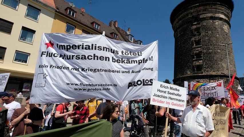 Gegen Rassismus und Kriege: Demonstration in Nürnberg