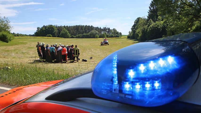 Biker-Unfall am Würgauer Berg: 19-Jähriger schwer verletzt