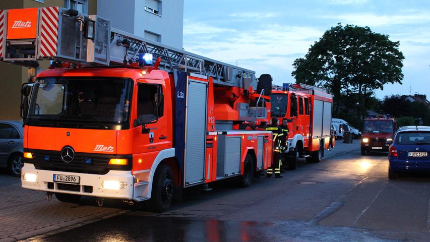 Feuer im Altenheim: Großaufgebot in Zirndorf