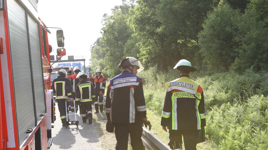 Tödlicher Unfall auf der A73: 20-Jähriger stirbt bei Wendelstein