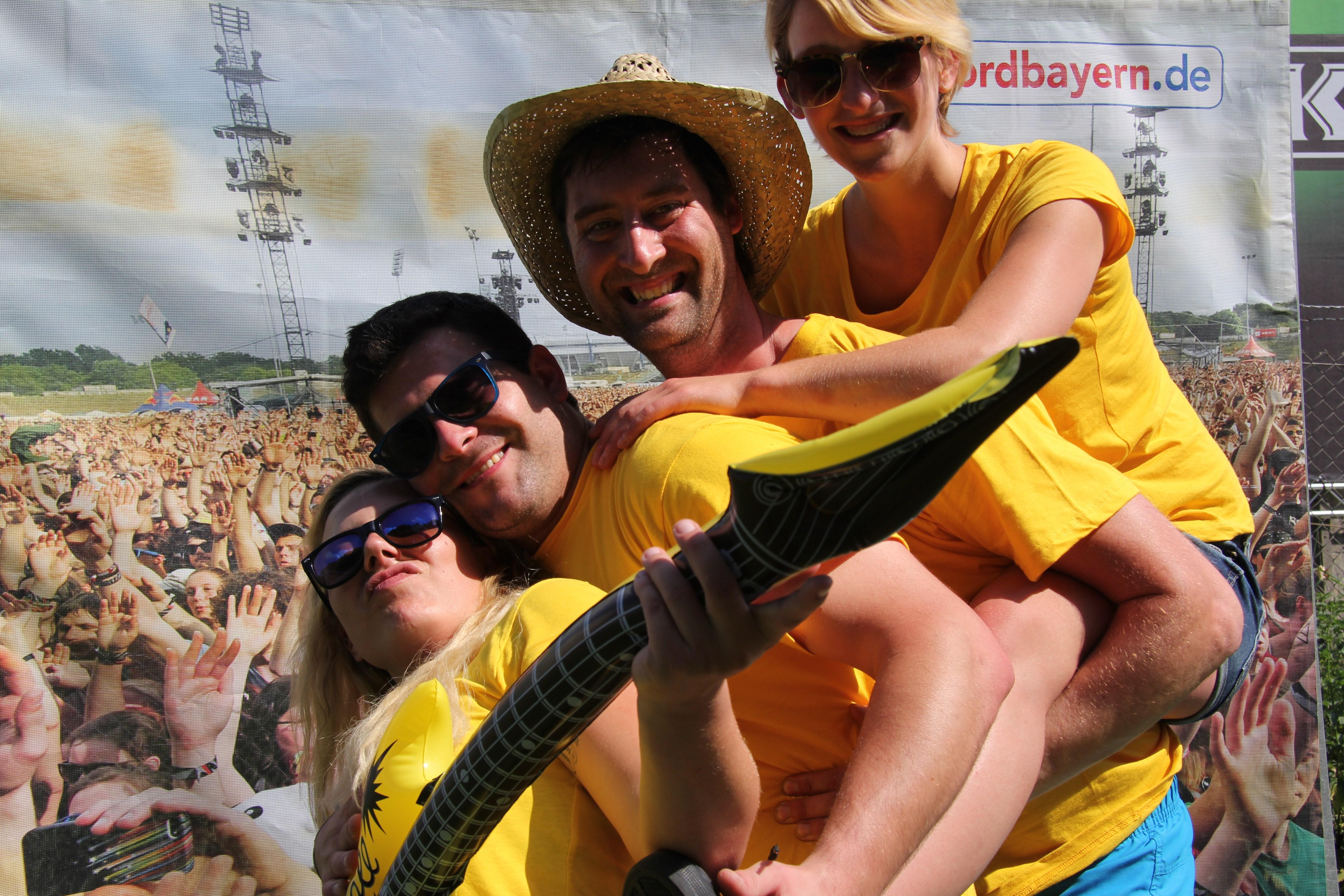 Rock im Park: Bilder vor der Fotowand 5