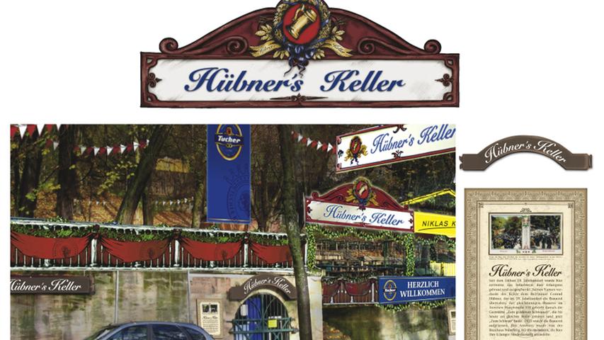 Die Geschichte: Die zum Hübners-Keller gehörende Brauerei befand sich ursprünglich in der Hauptstraße Nummer 110. Die Keimzelle der Brauerei stellt dabei das Gasthaus 