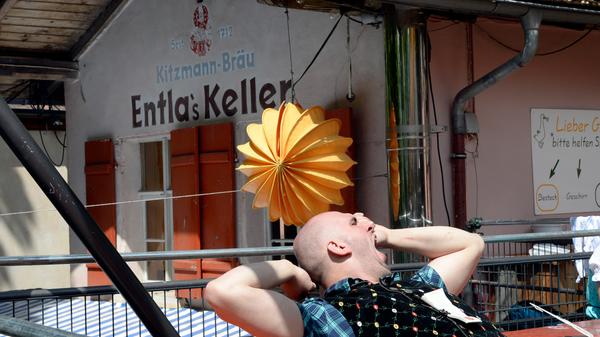 Ruhe herrscht am Entlas Keller nur vor und nach der Bergkirchweih.