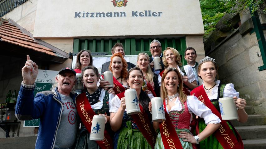 Tradition hat hier auch der Bierköniginnen-Stammtisch von Peter Kitzmann.