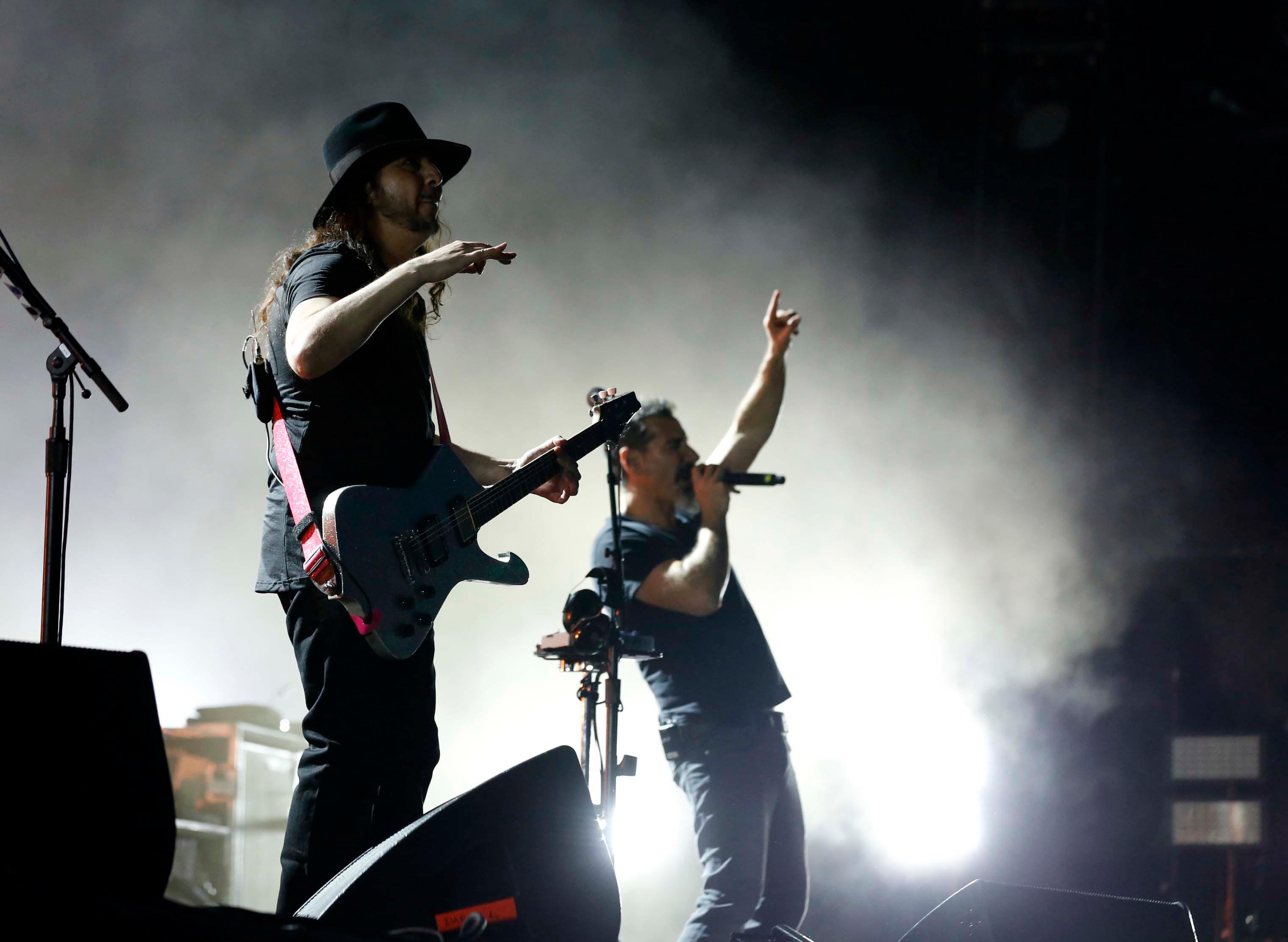 Alles wartete am Samstagabend auf sie: Als Headliner des Tages gehörte die Zeppelin Stage am Abend der kalifornischen Alternative-Metal-Formation System of a Down.