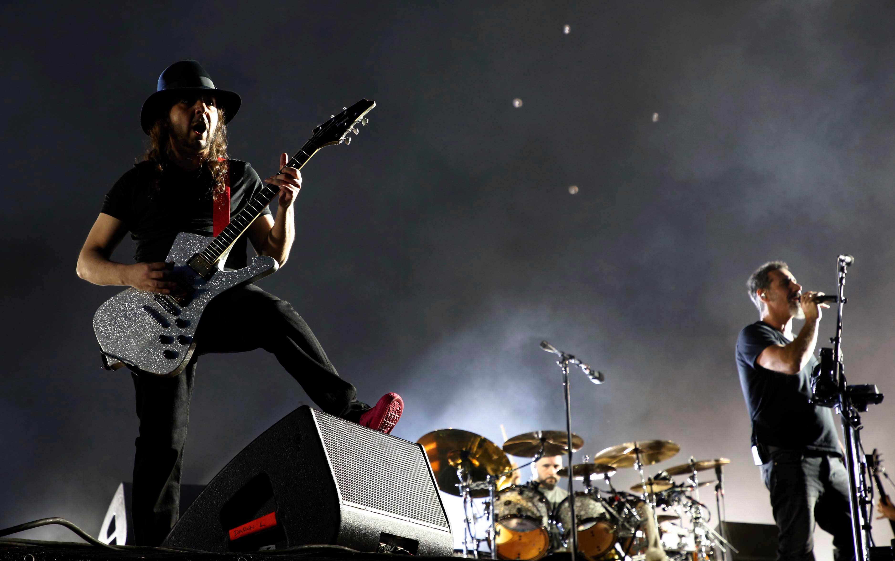 Alles wartete am Samstagabend auf sie: Als Headliner des Tages gehörte die Zeppelin Stage am Abend der kalifornischen Alternative-Metal-Formation System of a Down.