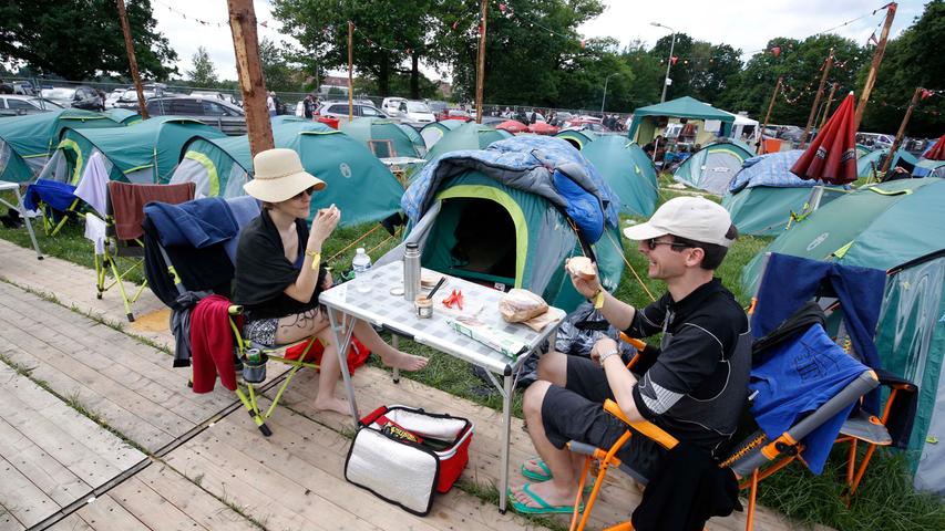 Zelten auf höherem Niveau: Einblicke ins Luxus-Camp bei Rock im Park